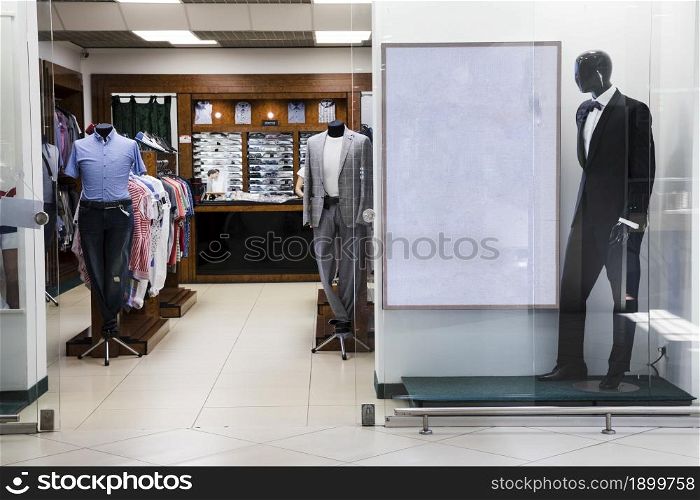 men s clothing store indoor shopping center. Resolution and high quality beautiful photo. men s clothing store indoor shopping center. High quality beautiful photo concept
