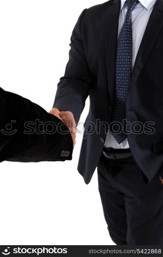 Men shaking hands