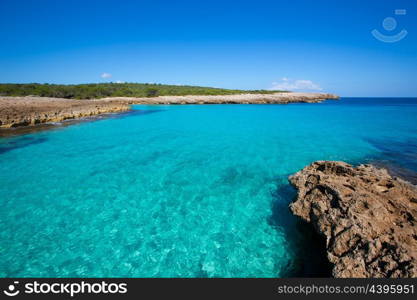 Menorca Cala des Talaier beach in Ciutadella at Balearic islands