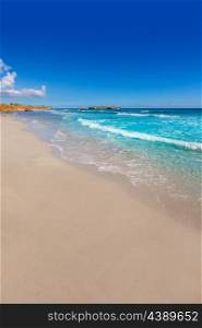 Menorca Platja de Binigaus beach Mediterranean paradise in Balearic islands