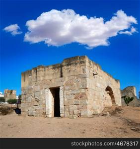 Merida Alcazaba in Spain Badajoz Extremadura by via de la Plata way