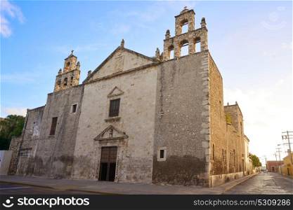 Merida Iglesia de la Mejorada church in Yucatan Mexico