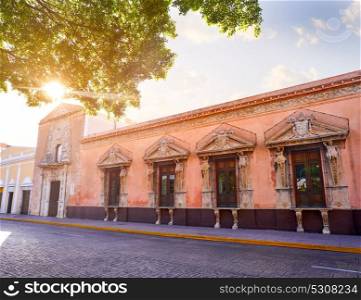 Merida Montejo house National heritage of Yucatan Mexico