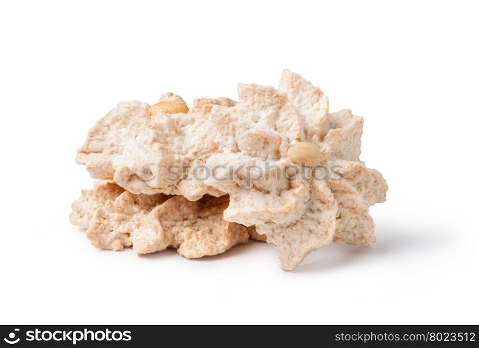 Meringue cookies. Meringue cookies isolated on white background