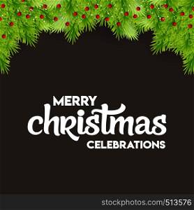 Merry Christmas Celebrations Cherry Bokeh background. Vector EPS10 Abstract Template background