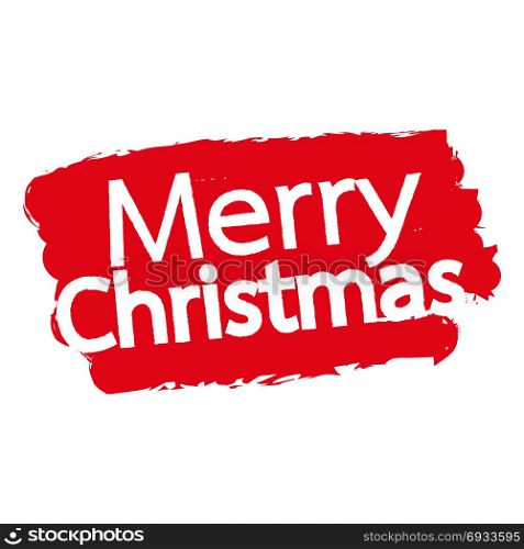 Merry Christmas text Lettering design