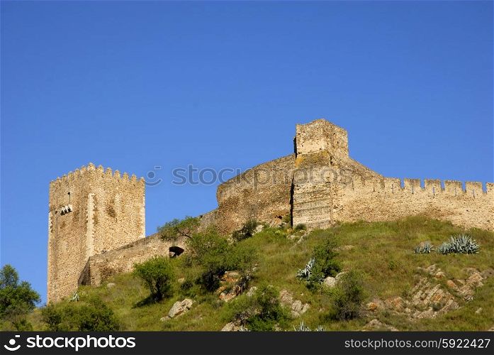 Mertola ancient castle, in Alentejo, Portugal
