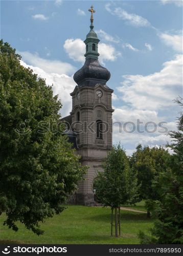 Meseberg, district Gransee, Oberhavel, Brandenburg, Germany - Listed church from the 16th century, rebuilt in 1772 and 1892