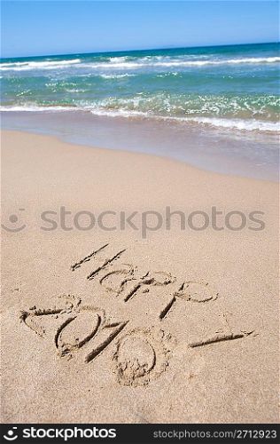 Message on the beach