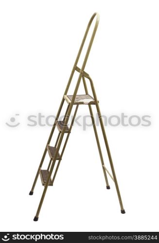metal ladder isolated on white background