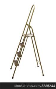 metal ladder isolated on white background