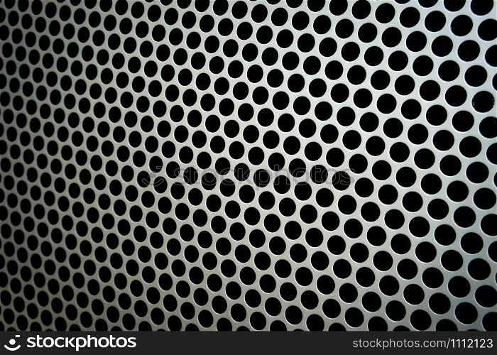 Metal mesh protecting a speaker