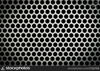 Metal mesh protecting a speaker