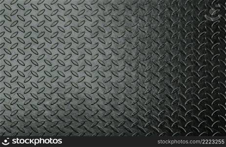 Metal plate floor texture pattern in industrial plant background. Wallpaper and decoration concept. 3D illustation rendering