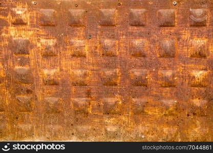 Metal surface as a background texture pattern