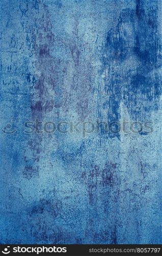 Metal surface painted in blue color.