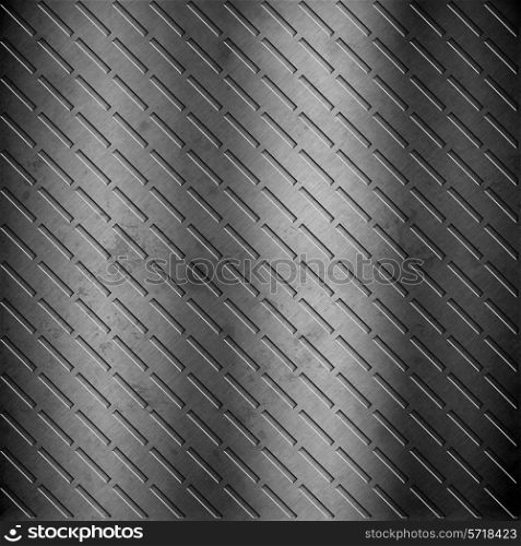 Metall background with embossed design
