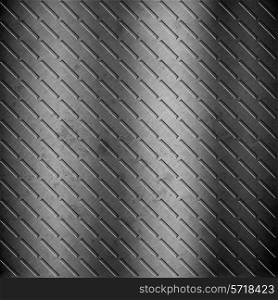 Metall background with embossed design
