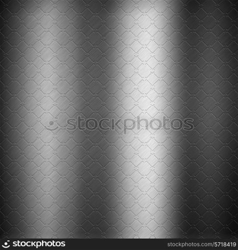 Metallic background with a decorative embossed design