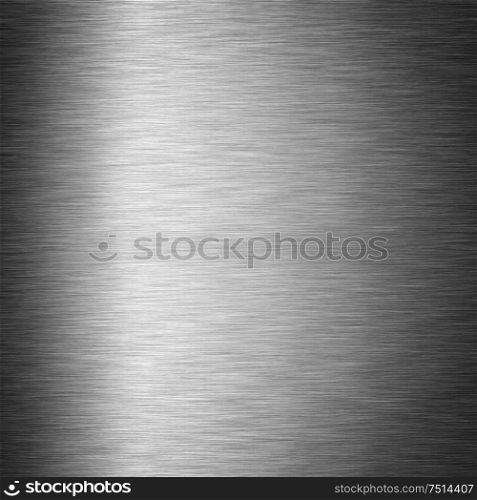 Metallic brushed texture. Steel shiny abstract background