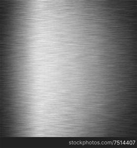 Metallic brushed texture. Steel shiny abstract background
