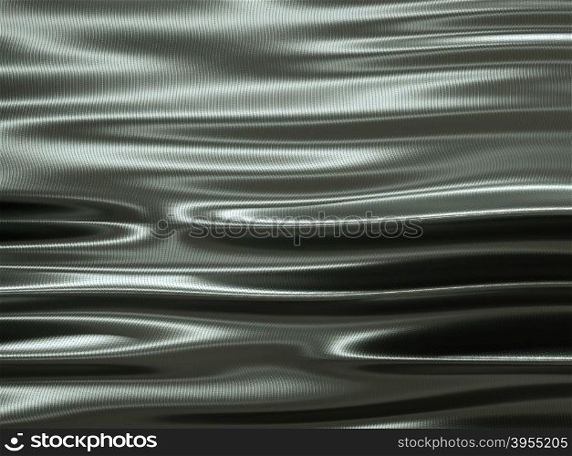 metallic cloth with waves and ripples. Useful as background
