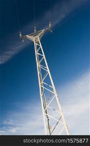 Metallic structure of transmission of electric current. Poste electrico - Electric pylon