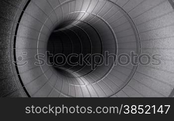 Metallic tunnel,seamless loop