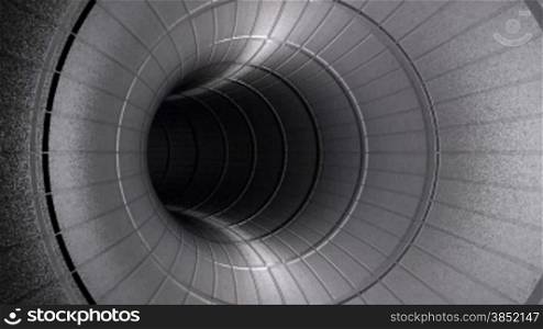 Metallic tunnel,seamless loop