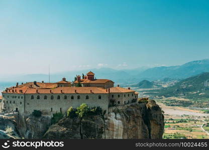 Meteora monasteries, Greece. Monastery of St. Stephen
