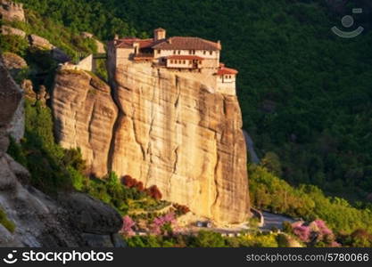 Meteora monasteries in Greece.