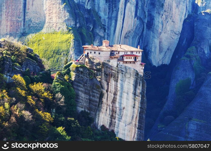 Meteora monasteries in Greece.