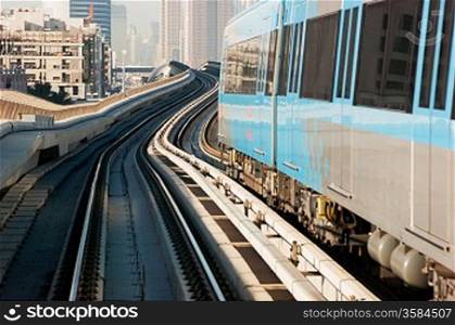 Metro in Dubai United Arab Emirates