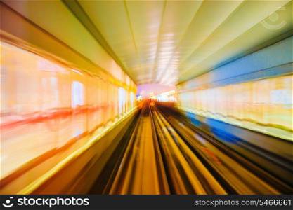 metro subway tracks