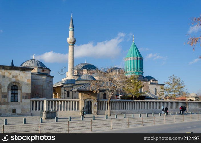 Mevlana tomb and museum mosque in Konya, Turkey ,