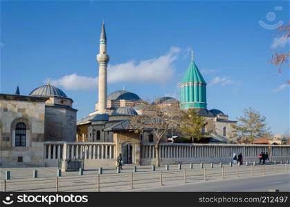 Mevlana tomb and museum mosque in Konya, Turkey ,
