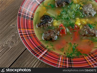 Mexican Meatball Soup - a Southwestern favorite