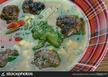 Mexican Meatball Soup - a Southwestern favorite