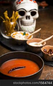 Mexican style tomato soup