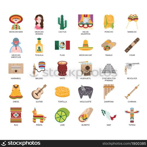 Mexico Symbol , Thin Line and Pixel Perfect Icons