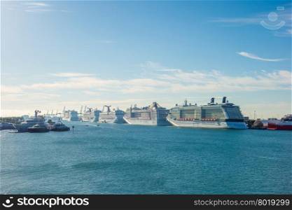 Miami port - Miami port one of the biggeest passanger port in USA