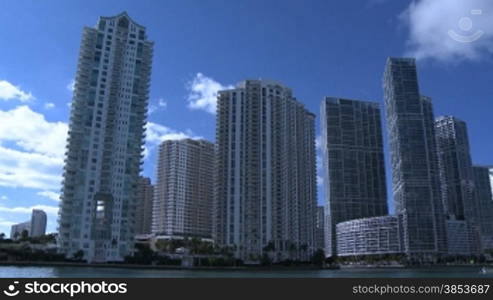 Miami Skyline im Zeitraffer - Time lapse of downtown Miami