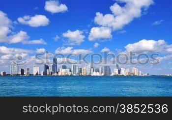 Miami Skyline im Zeitraffer - Time lapse of the Miami skyline