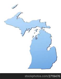 Michigan(USA) map