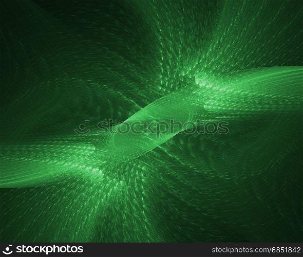 Micro organism. Abstract background. Isolated on black background.