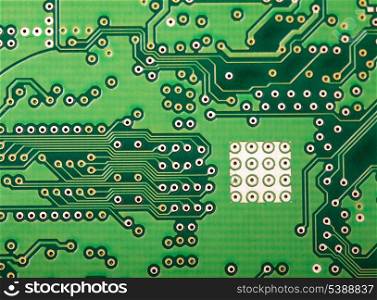 Microchip close up background for technology design