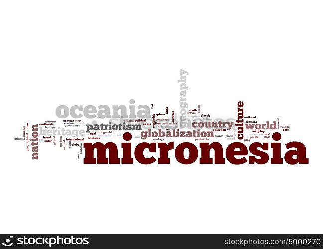Micronesia word cloud