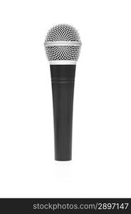 Microphone isolated on white