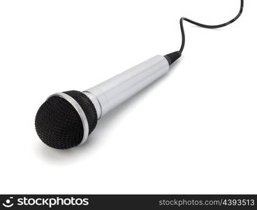 microphone isolated on white background