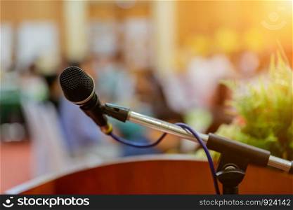 Microphones in the meeting room